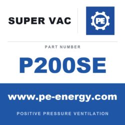 Super Vac P200SE Eyector de humo eléctrico de 20", ubicación peligrosa
