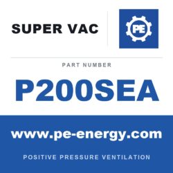 Super Vac P200SEA eyector de humo eléctrico de 20", con clasificación ATEX
