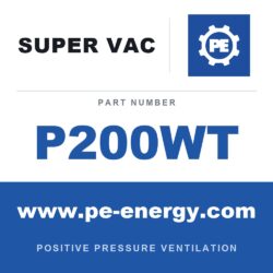 Super Vac P200WT Eyector de humo de 20" serie WT