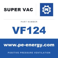 Ventilador eléctrico de velocidad variable para espacios confinados serie F de 12" Super Vac VF124