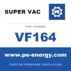 Ventilador eléctrico de velocidad variable para espacios confinados serie F de 16" Super Vac VF164