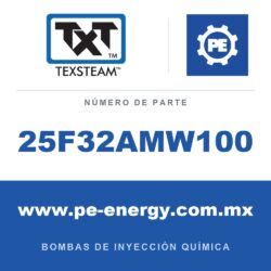Texsteam 25F32AMW100 Bomba - BOMBA 25F3 DÚPLEX (DPLX), 3/8, 30:1, SS BUN-TEF/B, CON BS SIN MOTOR (NOMTR)