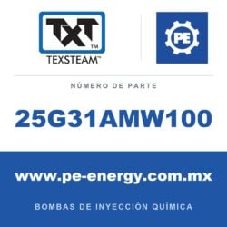 Texsteam 25G31AMW100 Bomba - Bomba 25G3 3/8 SIMPLEX (SPLX) SS BUN-TEF/BUN