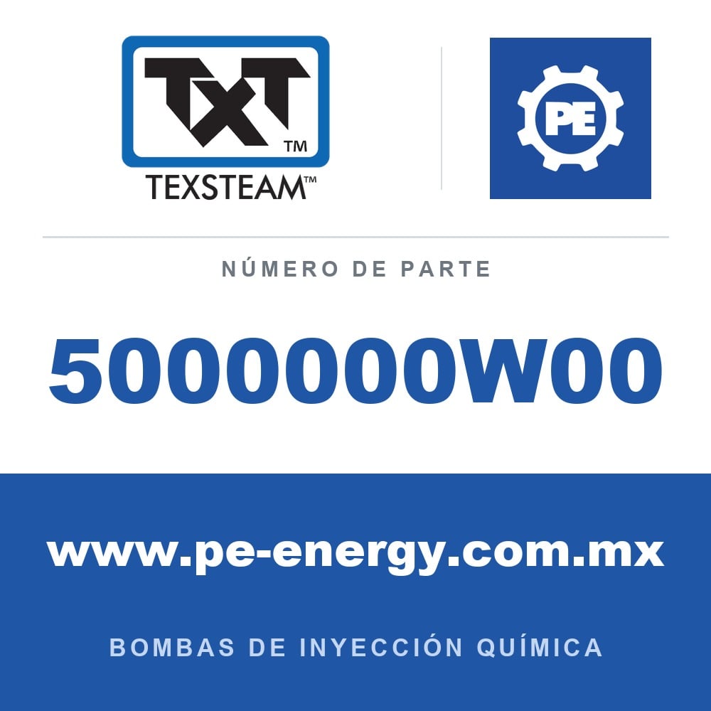 Texsteam 5000000W00 Bomba - 5000 BOMBA (PUMP), ESTÁNDAR (STD), SIN CABEZAL (HEAD)