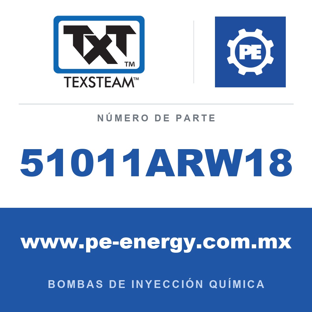 Texsteam 51011ARW18 Bomba - 5101 BOMBA (PUMP) 1/4 SIMPLEX SS HPB/BUN C/5TANQUE (TK) REGULADOR Y MANÓMETRO (R&G)