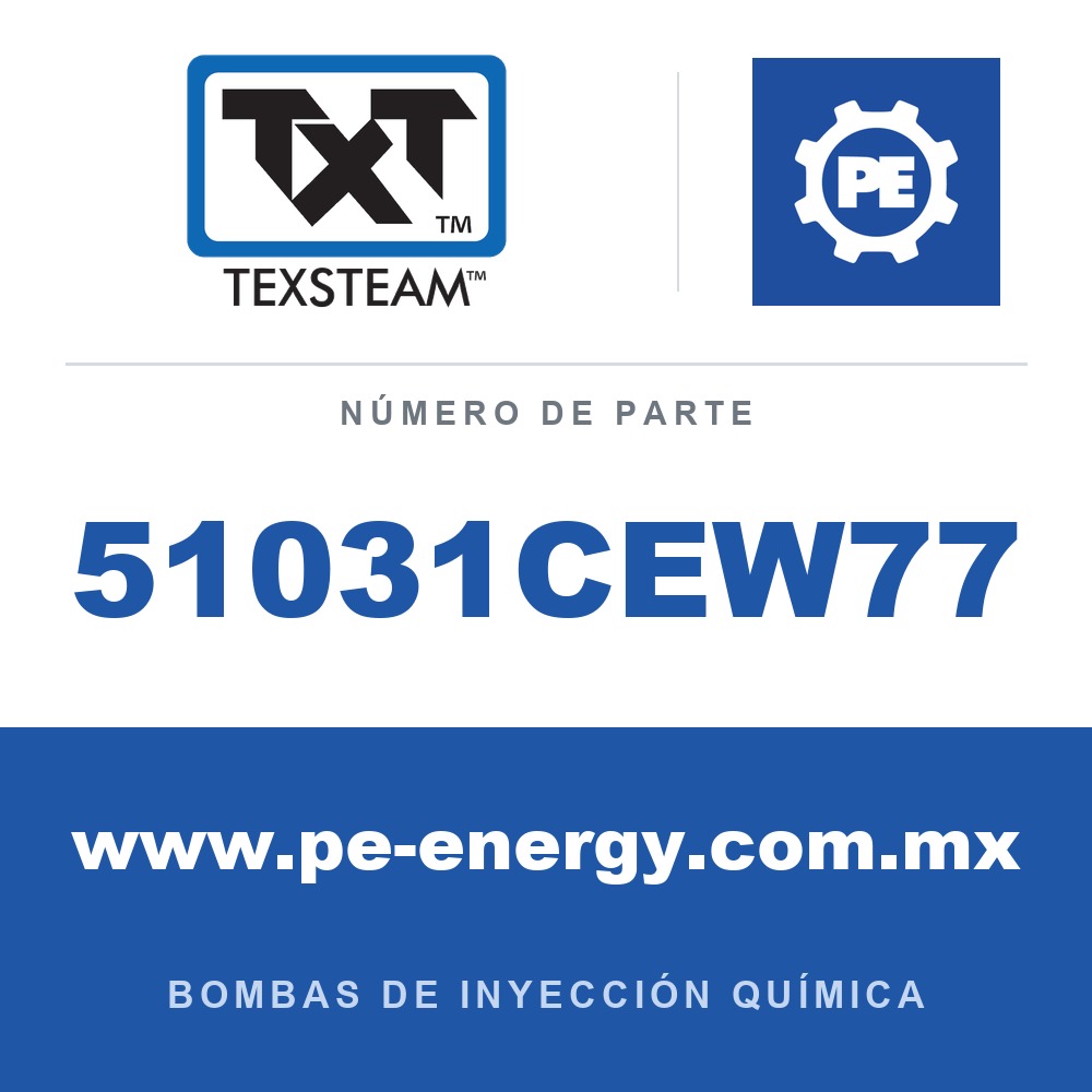 Texsteam 51031CEW77 Bomba - 5103-LP BOMBA (PUMP) DI SDP/SDP 10GAL TANQUE (TANK) REGULADOR (REGULATOR) MANÓMETRO (GAGE)