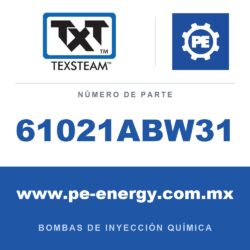 Texsteam 61021ABW31 Bomba - 6121 BOMBA (PUMP) ESTÁNDAR (STD), SIMPLEX (SPLX), 2-3/4, CS BUN/BUN