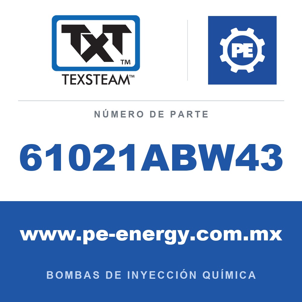 Texsteam 61021ABW43 Bomba - 6121 BOMBA (PUM) SS TEF/TEF