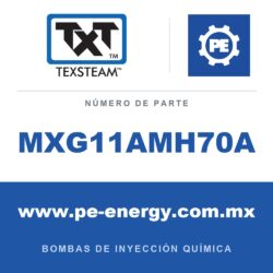 Texsteam MXG11AMH70A Bomba - MXG1-1 BOMBA (PUM) SIMPLEX (SPLX) SS SDP/SDP HORIZONTAL (HORZ) ESTÁNDAR (STD)