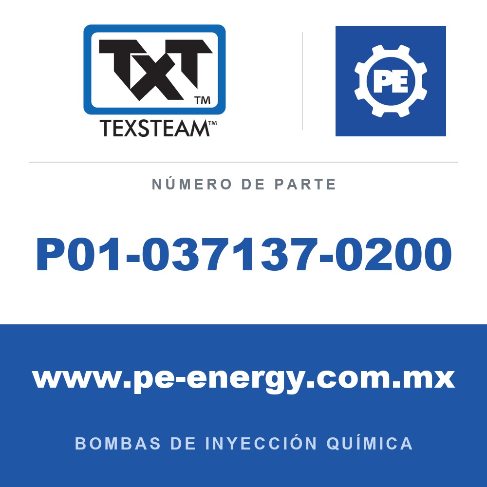 Texsteam P01-037137-0200 - Texsteam P01-037137-0200 - Componente de Tornillería y Herraje