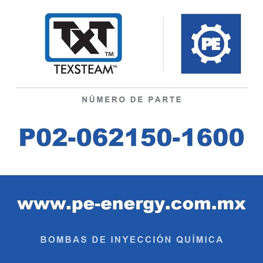 Texsteam P02-062150-1600 - Texsteam P02-062150-1600 - Componente de Tornillería y Herraje