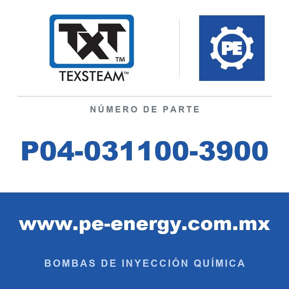Texsteam P04-031100-3900 - Texsteam P04-031100-3900 - Componente de Tornillería y Herraje