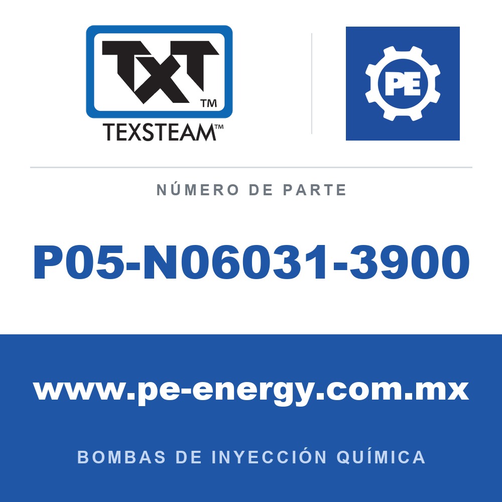 Texsteam P05-N06031-3900 - Texsteam P05-N06031-3900 - Componente de Tornillería y Herraje
