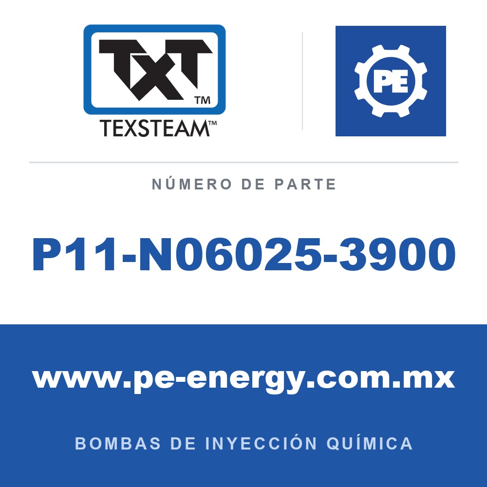Texsteam P11-N06025-3900 - Texsteam P11-N06025-3900 - Componente de Tornillería y Herraje