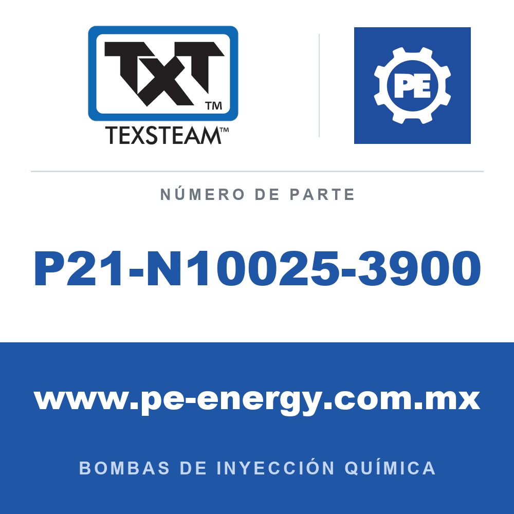 Texsteam P21-N10025-3900 - Texsteam P21-N10025-3900 - Componente de Tornillería y Herraje