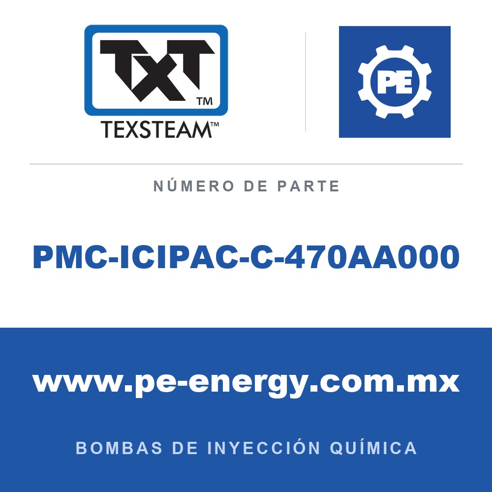 Texsteam PMC-ICIPAC-C-470AA000 Bomba - BOMBA (PUMP), SIMPLEX (SPLX) 3/16,ICIP,C1D2,AC/DC FUENTE DE ALIMENTACIÓN (POWR SUPPLY) S/S