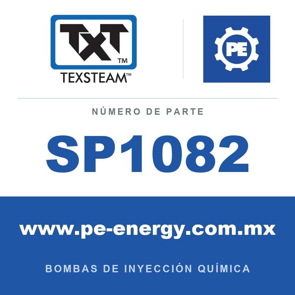 Texsteam SP1082 Pieza de repuesto - PLACA TERMINAL (ENDPLATE) RIEL DIN (DIN RAIL)