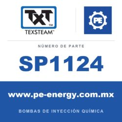 Texsteam SP1124 Conjunto de bomba - TRÍPLEX (TPLX) ENSAMBLE DE BOMBA (PUMP ASSY) 3/16 SS SDP/FLO