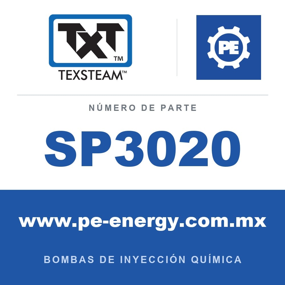 Texsteam SP3020 Conjunto de bomba - ENSAMBLE DE BOMBA (PUMP ASSY) 3/8 F/E SS FLO/FLO