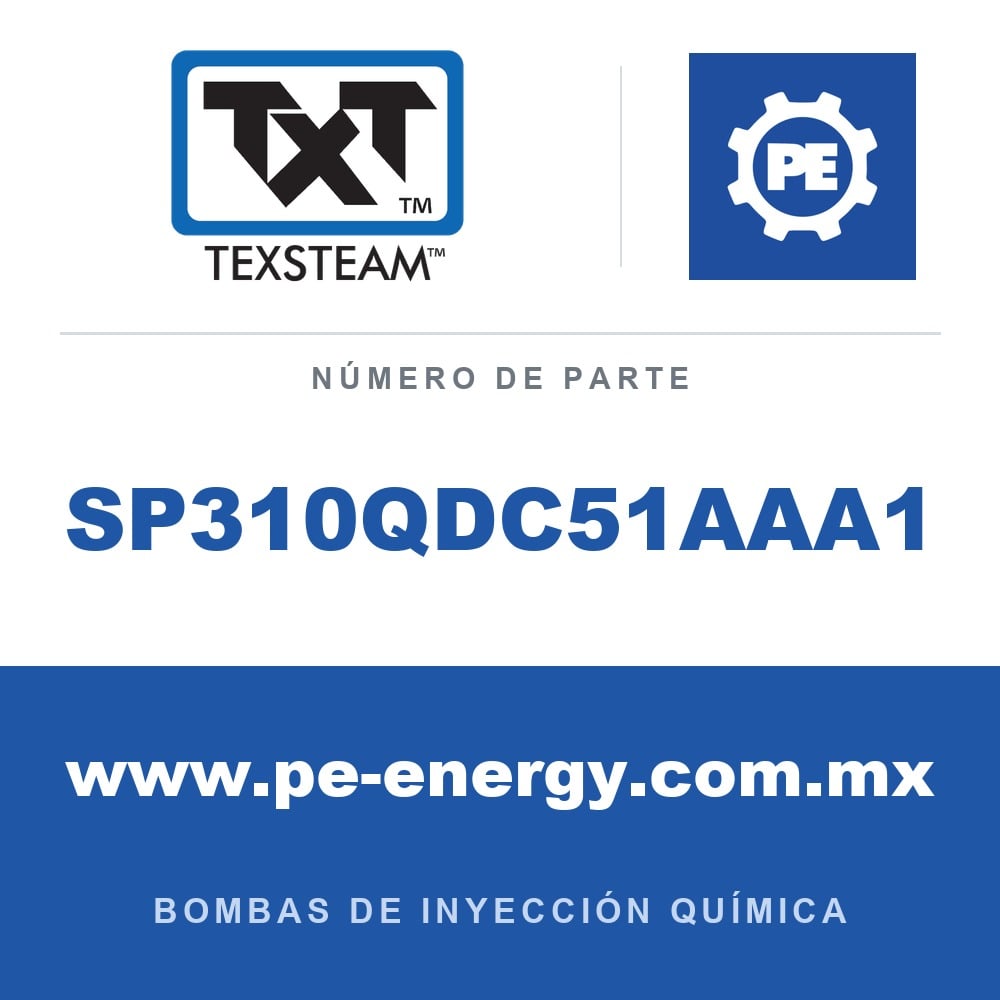 Texsteam SP310QDC51AAA1 Bomba - SP1-3/8 FLO/FLO 220W-SIN-BATERÍA