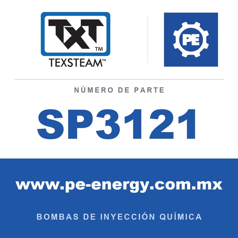Texsteam SP3121 Conjunto de bomba - DÚPLEX (DPLX) ENSAMBLE DE BOMBA (PUMP ASSY) 3/8 F/E BUN/BUN