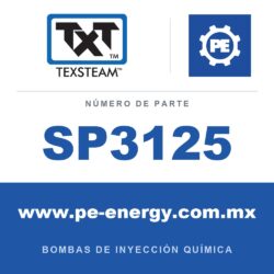 Texsteam SP3125 Ensamble de bomba - TRÍPLEX (TPLX) BOMBA (PUMP) ENSAMBLE DE PIEZAS COMUNES (COMMON PARTS ASSY)