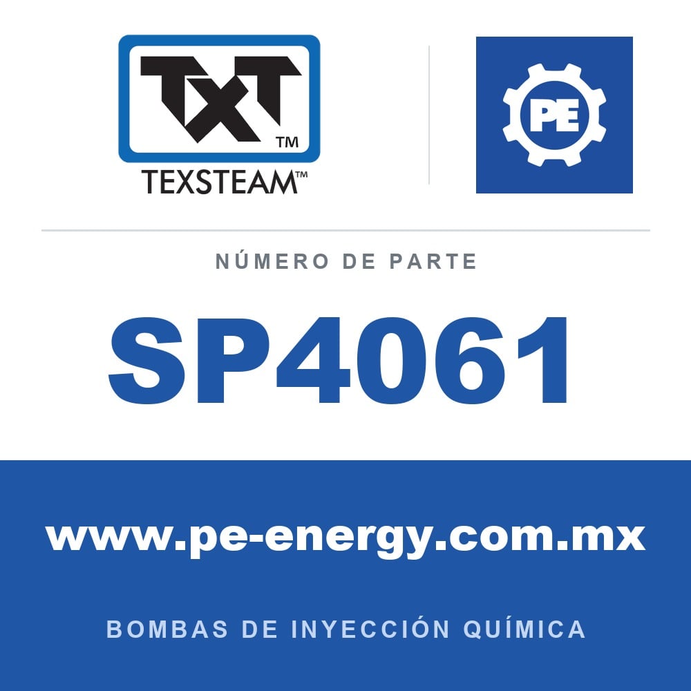Texsteam SP4061 - Texsteam SP4061 Conjunto de bomba - CONJUNTO DE BOMBA 1/2 F/E SS VIT/VIT