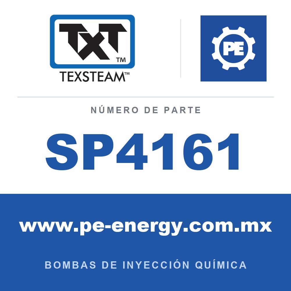 Texsteam SP4161 Ensamblaje de Bomba - BOMBA DÚPLEX (DPLX) CONJUNTO 1/2 F/E SS F/F