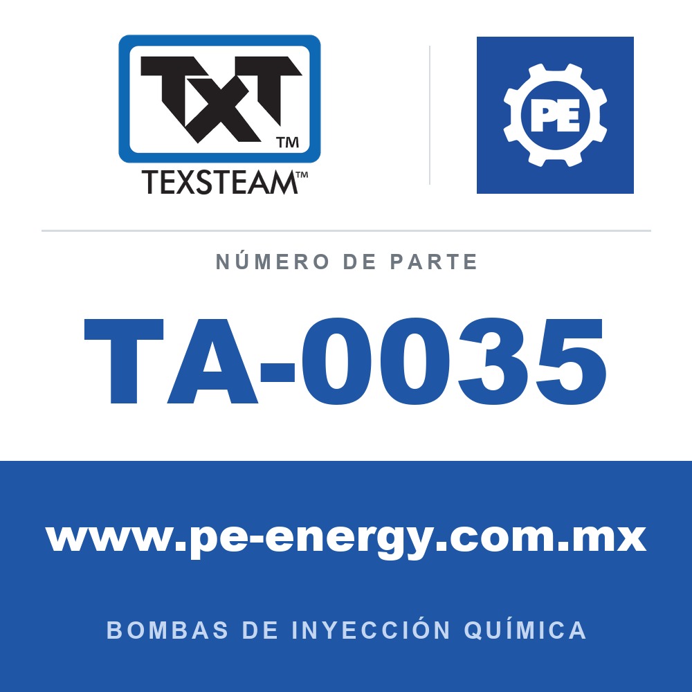 Texsteam TA-0035 - Texsteam TA 0035 - Componente de Válvula y Sello