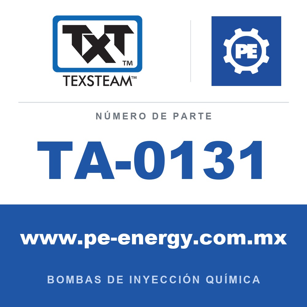 Texsteam TA-0131 - Texsteam TA 0131 - Componente de Válvula y Sello