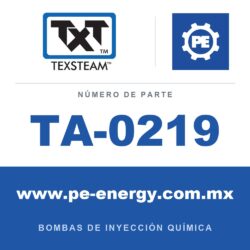 Texsteam TA-0219 - Texsteam TA 0219 - Componente de Válvula y Sello