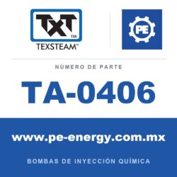 Texsteam TA-0406 - Texsteam TA 0406 - Componente de Válvula y Sello