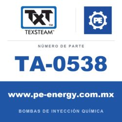 Texsteam TA-0538 - Texsteam TA 0538 - Componente de Válvula y Sello