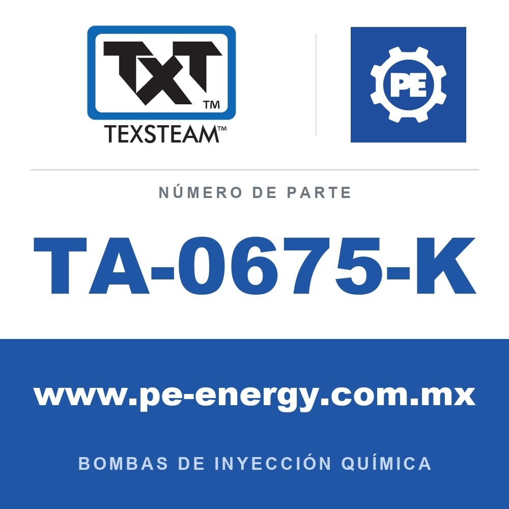 Texsteam TA-0675-K - Texsteam TA 0675-K - Componente de Válvula y Sello