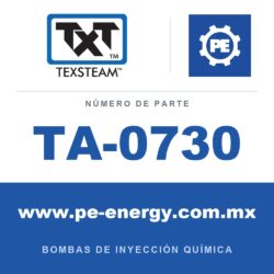 Texsteam TA-0730 - Texsteam TA 0730 - Componente de Válvula y Sello