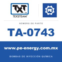 Texsteam TA-0743 - Texsteam TA 0743 - Componente de Válvula y Sello