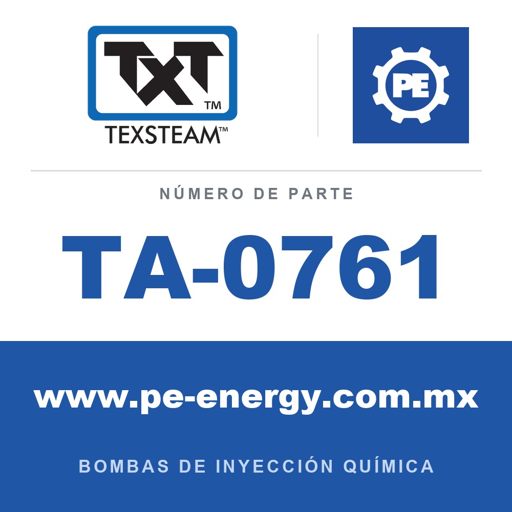 Texsteam TA-0761 - Texsteam TA 0761 - Componente de Válvula y Sello