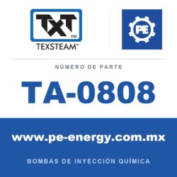 Texsteam TA-0808 - Texsteam TA 0808 - Componente de Válvula y Sello