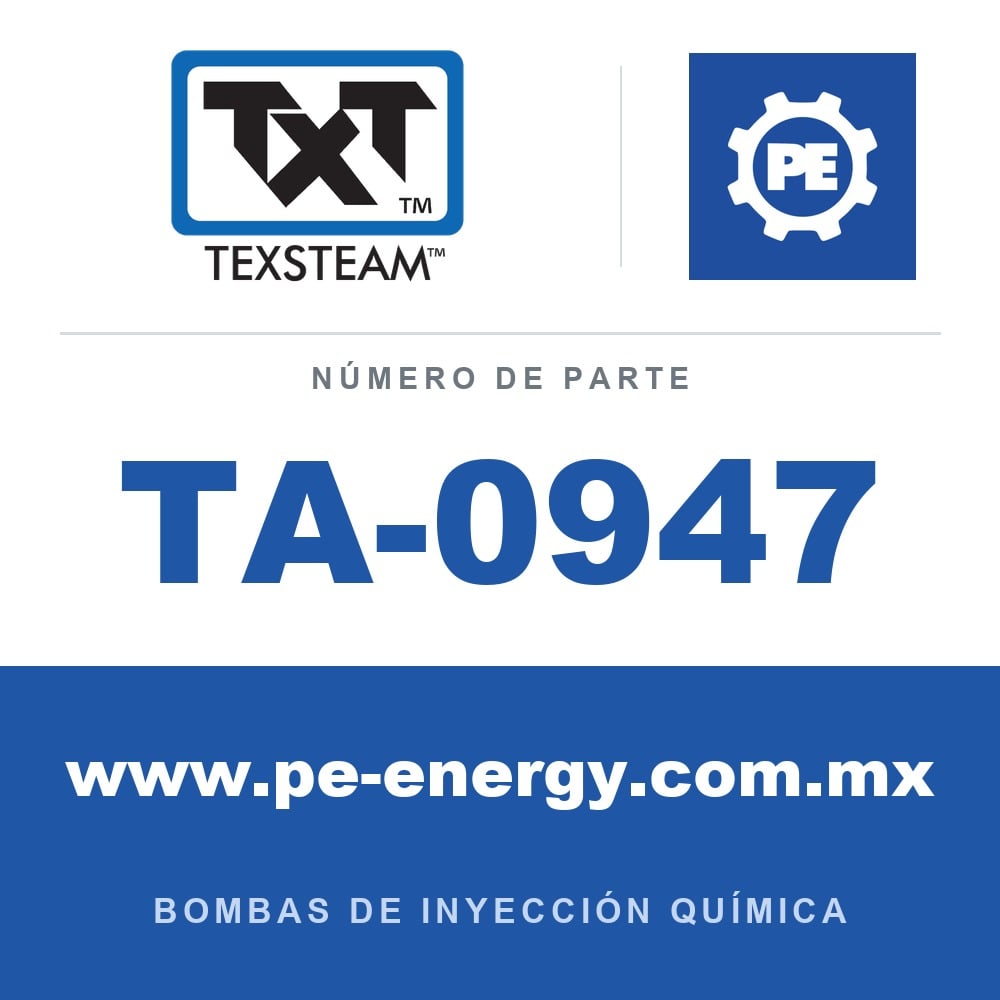 Texsteam TA-0947 - Texsteam TA 0947 - Componente de Válvula y Sello
