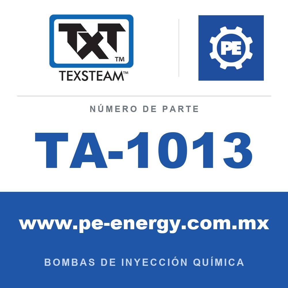 Texsteam TA-1013 - Texsteam TA 1013 - Componente de Válvula y Sello