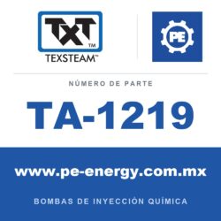 Texsteam TA-1219 - Texsteam TA 1219 - Componente de Válvula y Sello