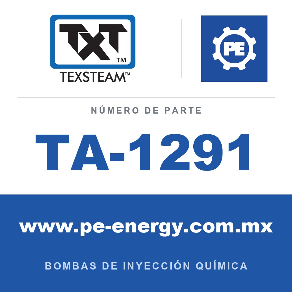 Texsteam TA-1291 - Texsteam TA 1291 - Componente de Válvula y Sello