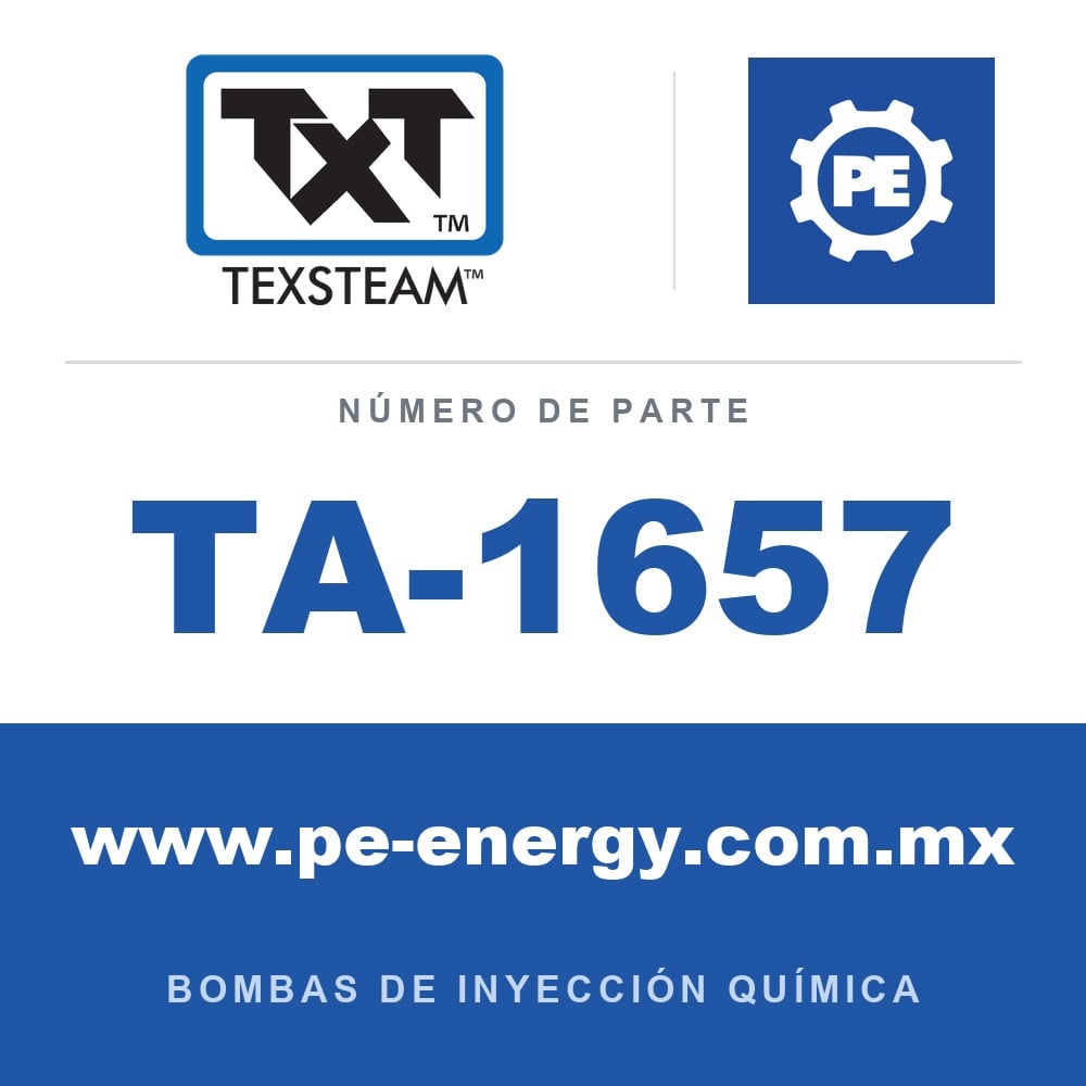 Texsteam TA-1657 - Texsteam TA 1657 - Componente de Válvula y Sello