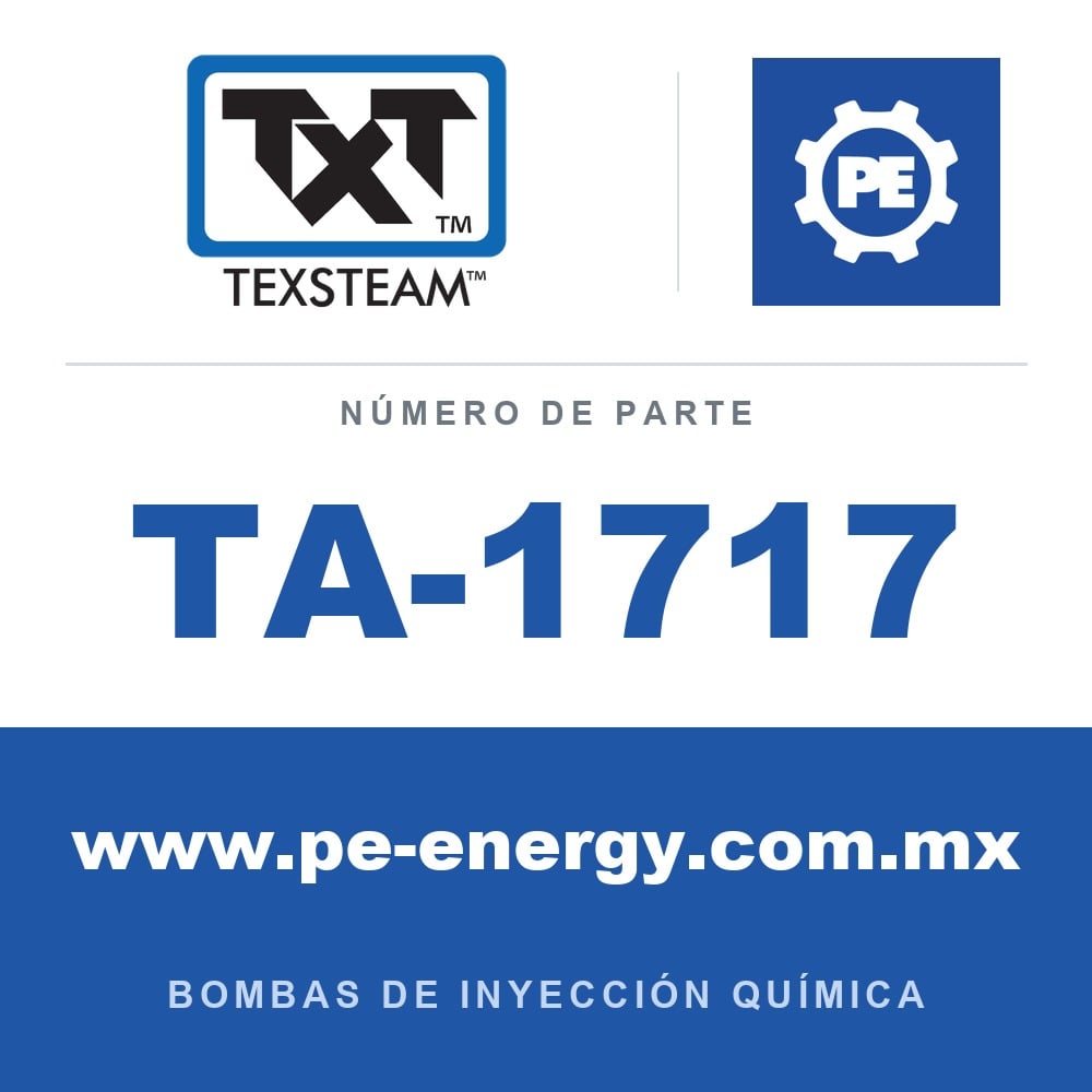 Texsteam TA-1717 - Texsteam TA 1717 - Componente de Válvula y Sello