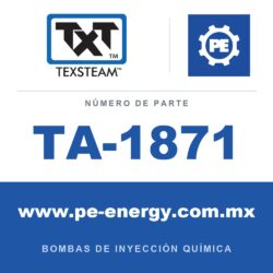 Texsteam TA-1871 - Texsteam TA 1871 - Componente de Válvula y Sello