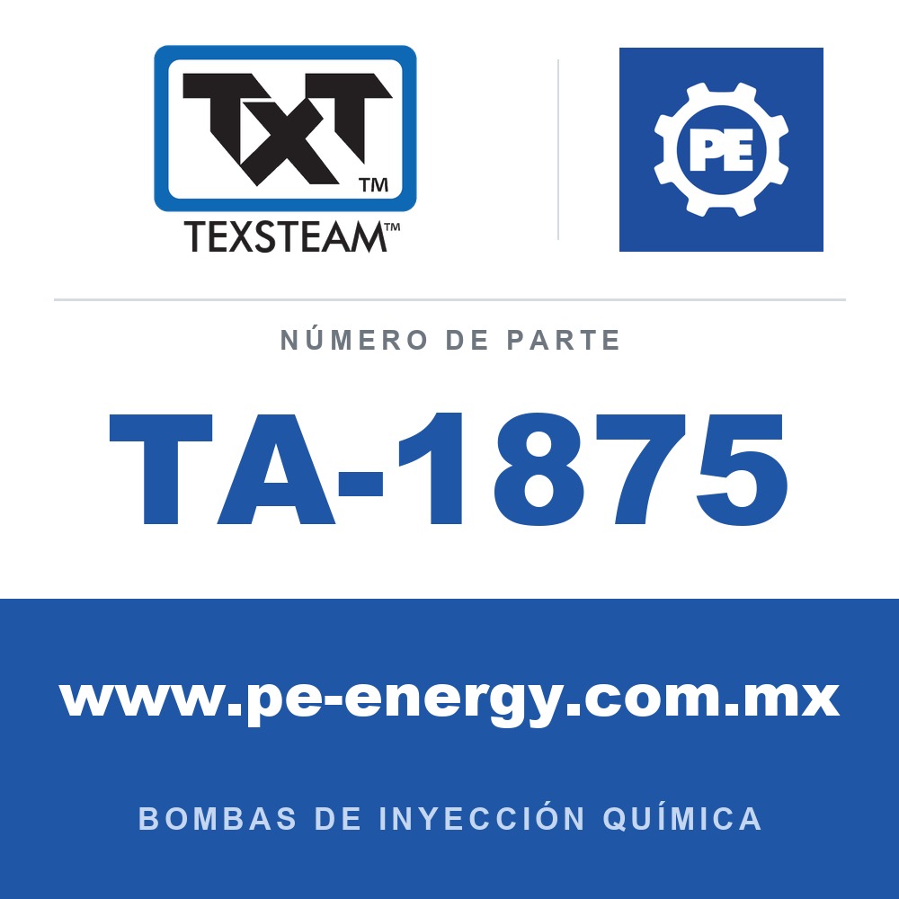 Texsteam TA-1875 - Texsteam TA 1875 - Componente de Válvula y Sello