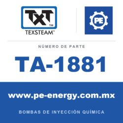 Texsteam TA-1881 - Texsteam TA 1881 - Componente de Válvula y Sello