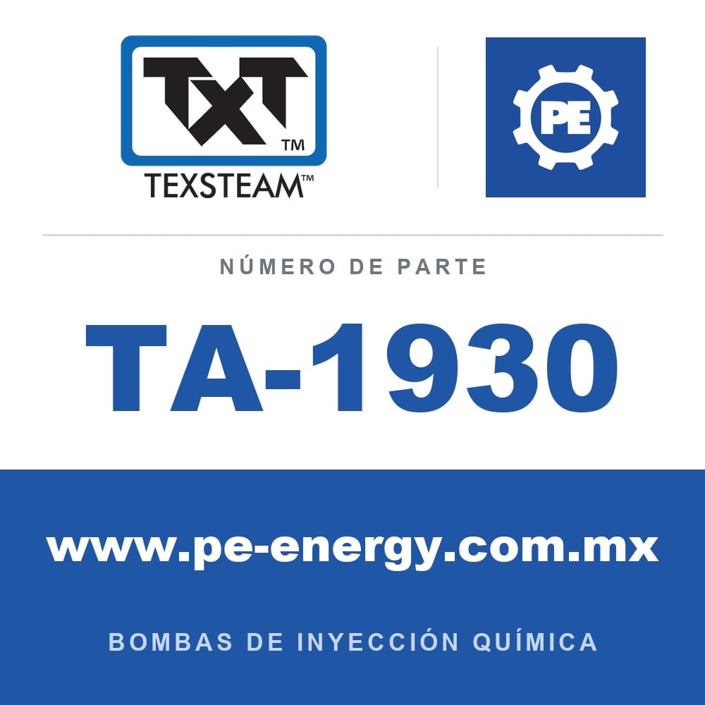Texsteam TA-1930 - Texsteam TA 1930 - Componente de Válvula y Sello