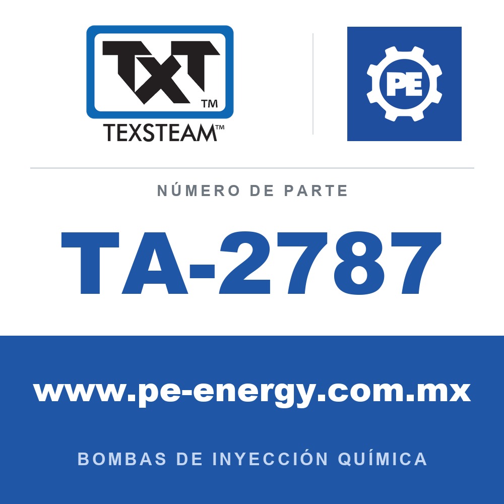 Texsteam TA-2787 - Texsteam TA 2787 - Componente de Válvula y Sello