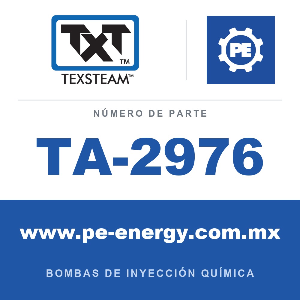 Texsteam TA-2976 - Texsteam TA 2976 - Componente de Válvula y Sello